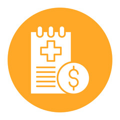 Health Insurance Deductible Icon
