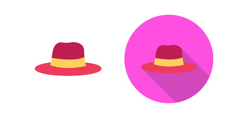 Women's Hat Vector Icon