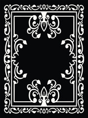 Elegant Wedding Border Vector