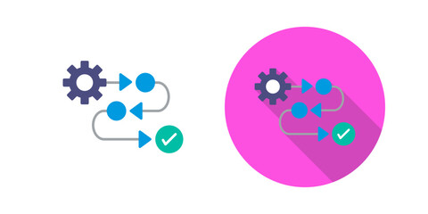 Process Vector Icon