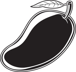 vector illustration of an Mango