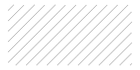 Dashed lines. Marker hand-drawn line border and scribble design elements. Lines hand drawn paint brush stroke. Vector isolated on black dash line in eps 10.