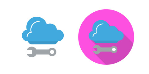 Cloud Computing Vector Icon