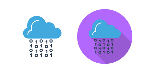 Cloud Coding Vector Icon