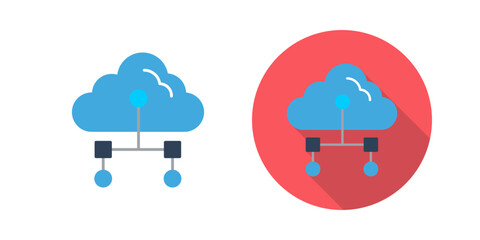 Internet Cloud Vector Icon