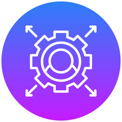 Network Scalability Icon