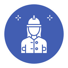 Engineer Female Icon