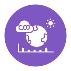 Greenhouse Gases Icon