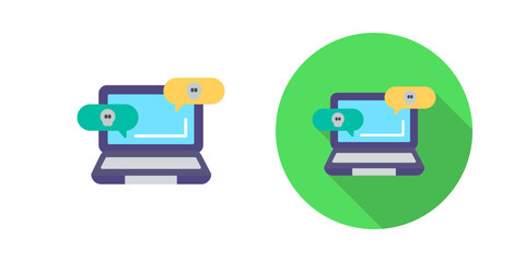 Infected Message Vector Icon