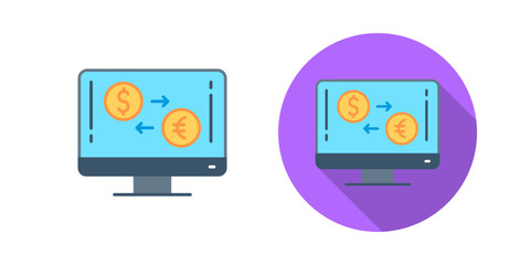 Currency Exchange Vector Icon