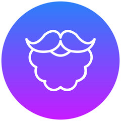 Obraz premium Beard Icon