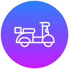 Italian Scooter Icon