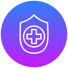 Obraz premium Immune System Shield Icon