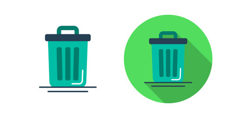 Trash Can Vector Icon