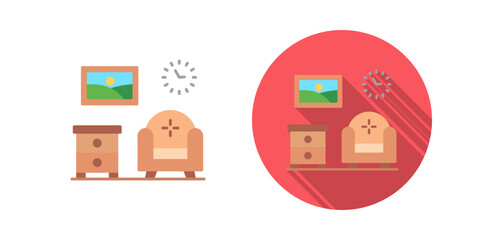 Living Room Vector Icon