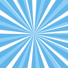 Blue Vibrant Sunrays Comic Style PNG Background for Dynamic Designs