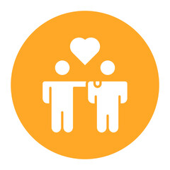 Fototapeta premium Friendship Bond Icon