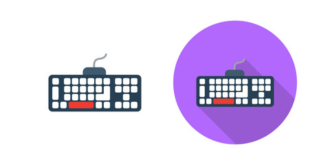 Fototapeta premium Keyboard Vector Icon