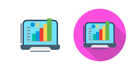 Obraz premium Laptop Vector Icon