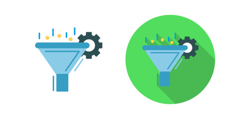Filtering Vector Icon