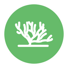 Obraz premium Coral Reef Icon