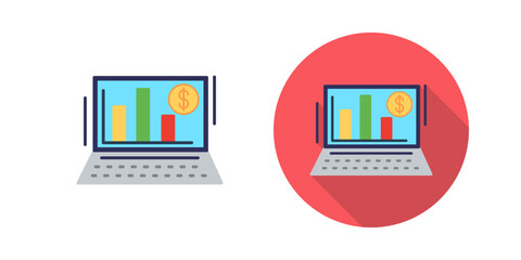 Bar Chart Vector Icon