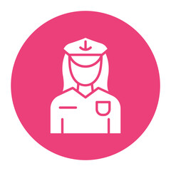 Coast Guard Officer Female Icon