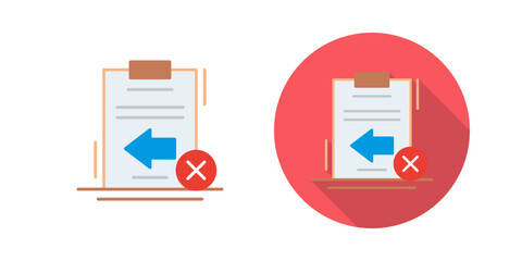 Return Failed Vector Icon