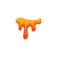 Hot magma volcano illustration 