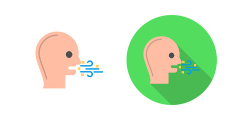Bad Breath Vector Icon
