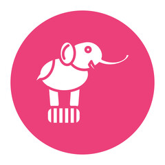 Elephant Circus Icon