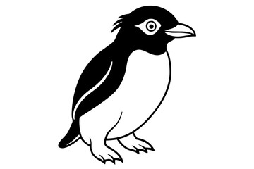 Naklejka premium Rockhopper Line Art