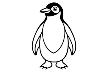Obraz premium Rockhopper Line Art