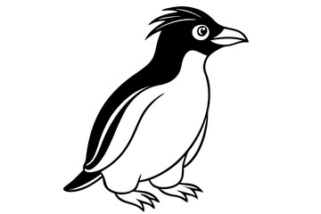 Rockhopper Line Art