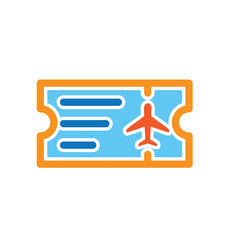 travel icon. ticket symbol. exploration, adventure, vacation, camping. Solid design style. vector template design