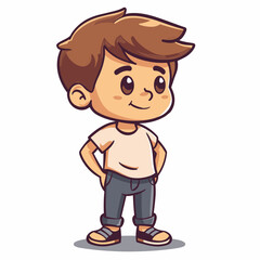 Obraz premium cartoon character of a man