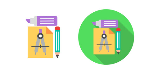 Study Tools Vector Icon