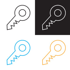 key icon .  House key icon security symbol.  EPS 10/AI