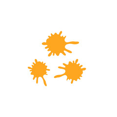 Paintball splash vector illustration 