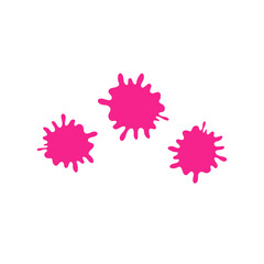 Paintball splash vector illustration 