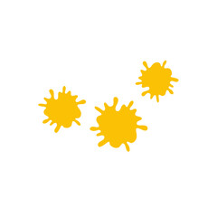 Paintball splash vector illustration 