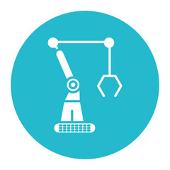 Industrial Robot Icon