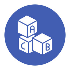 Alphabet Blocks Icon
