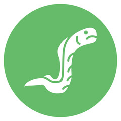 Fototapeta premium Eel Icon