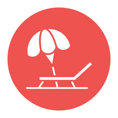Beach Umbrella Icon