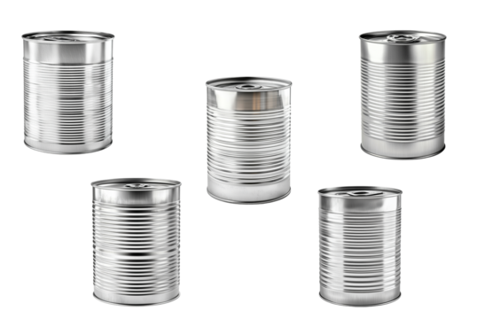 Medium closeup of hyper-realistic tin can hyper realistic
