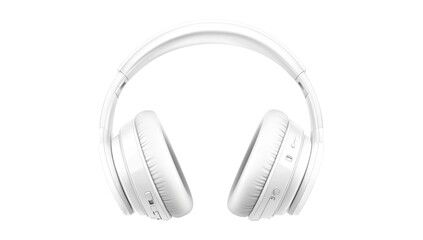 Headphones Isolated on White Background for Audio Listening