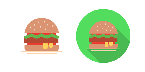 Hamburger Vector Icon
