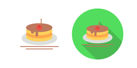 Pancake Vector Icon