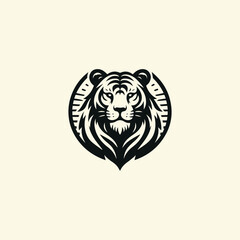 Fototapeta premium Majestic tiger logo